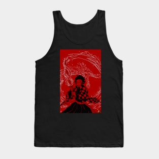 Red Water Dragon (Ragin' CON-Tagion Exclusive Design) Tank Top